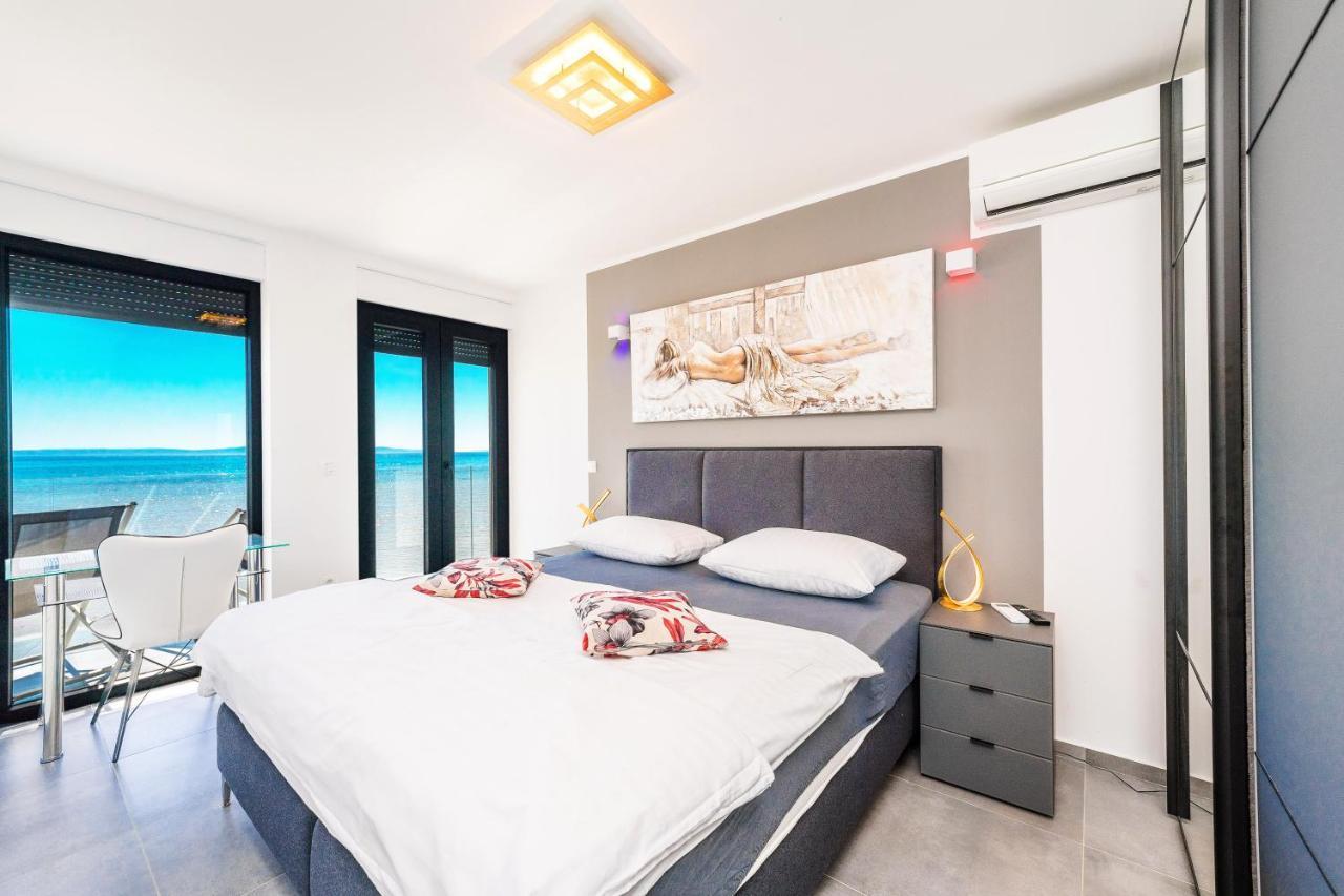 Jamc Dream Familientraum Direkt Am Meer Mit Beheiztem Pool Privlaka  Exterior foto