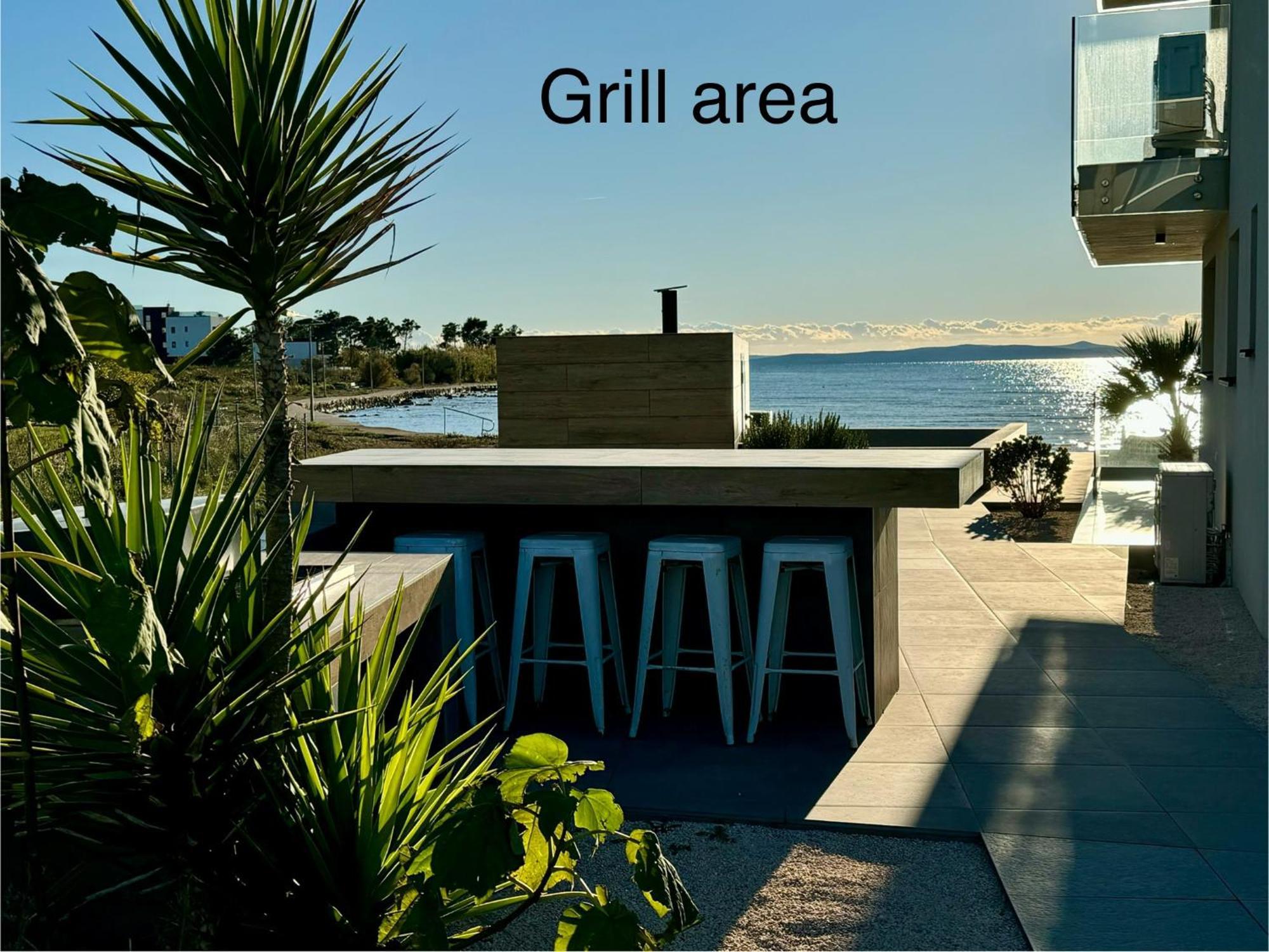 Jamc Dream Familientraum Direkt Am Meer Mit Beheiztem Pool Privlaka  Exterior foto